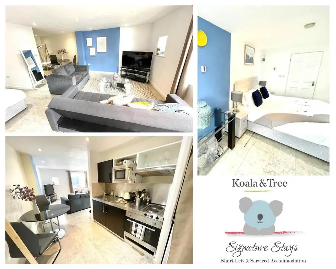 Koala & Tree - Massive Studio Apartment Centric Location - Short Lets & Serviced Accommodation Cambridge location